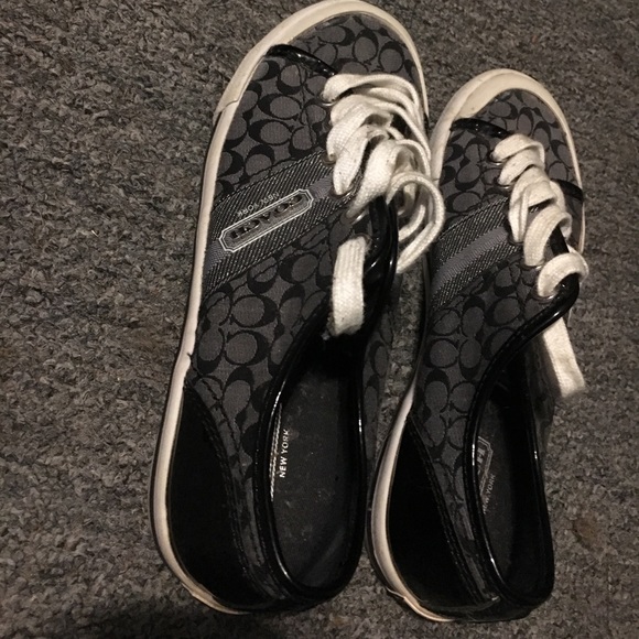 Coach sneakers worn once - Picture 1 of 3